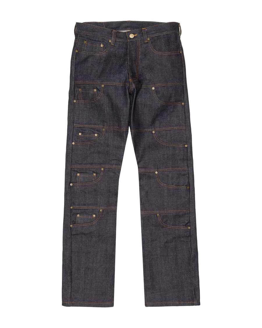 Blue Multipocket Jeans